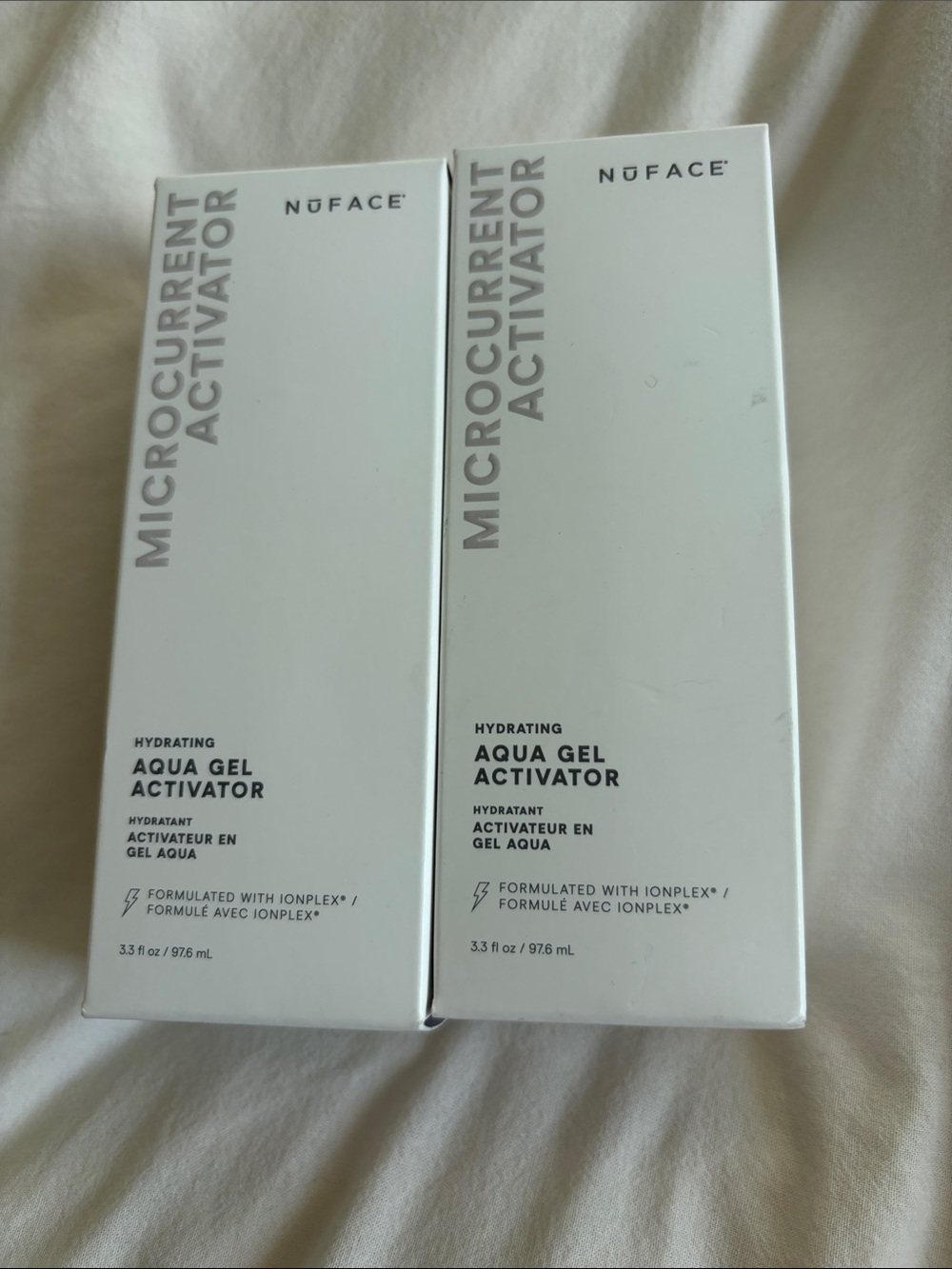 NuFACE Microcurrent Activator Aqua Gel - 2 pack 3.3fl oz